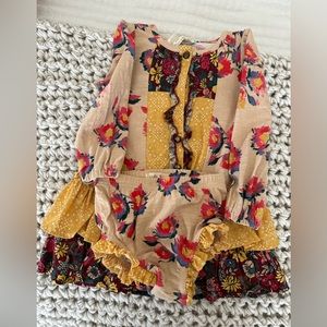 Toddler girls dress and bloomer set. Looks cute with boots